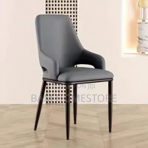 Luxury Nordic Minimalist Upholstered Dining Chair - Sleek Design