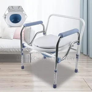 Portable Commode Chair - Used as a Bedside Toilet or Shower Chair