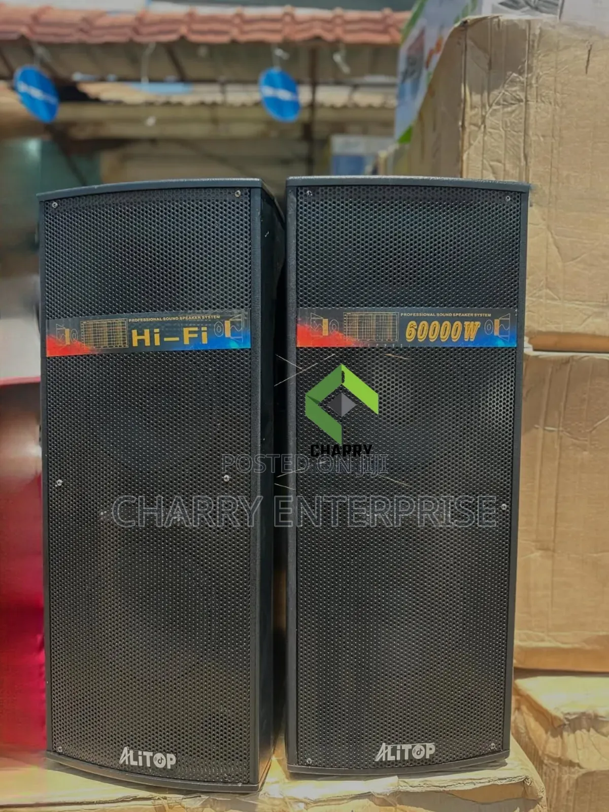 Alitop Powerful Speaker 60000w With Mic Kwa Sherehe, Bar, Kanisani N.K