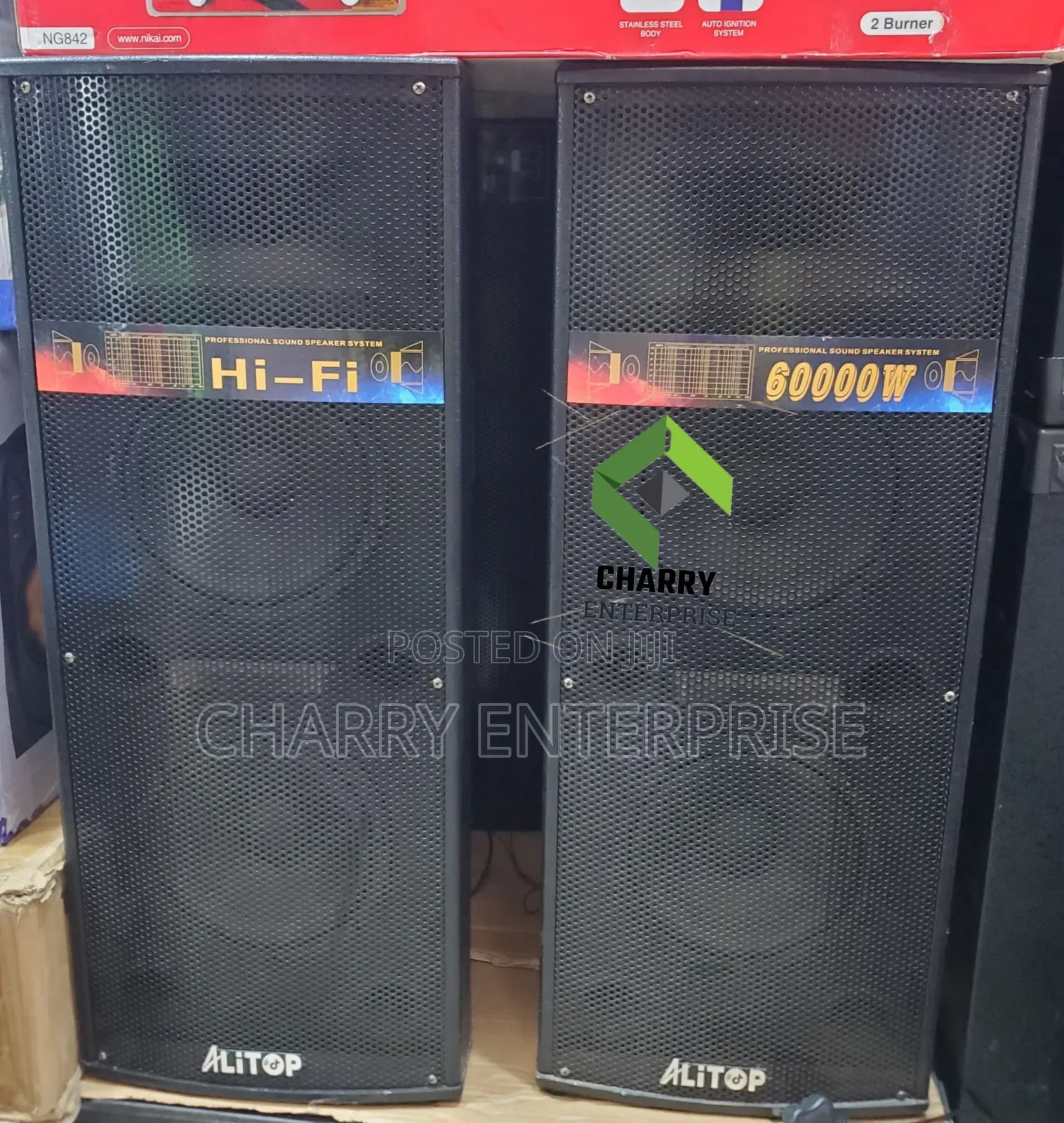 Alitop Powerful Speaker 60000w With Mic Kwa Sherehe, Bar, Kanisani N.K