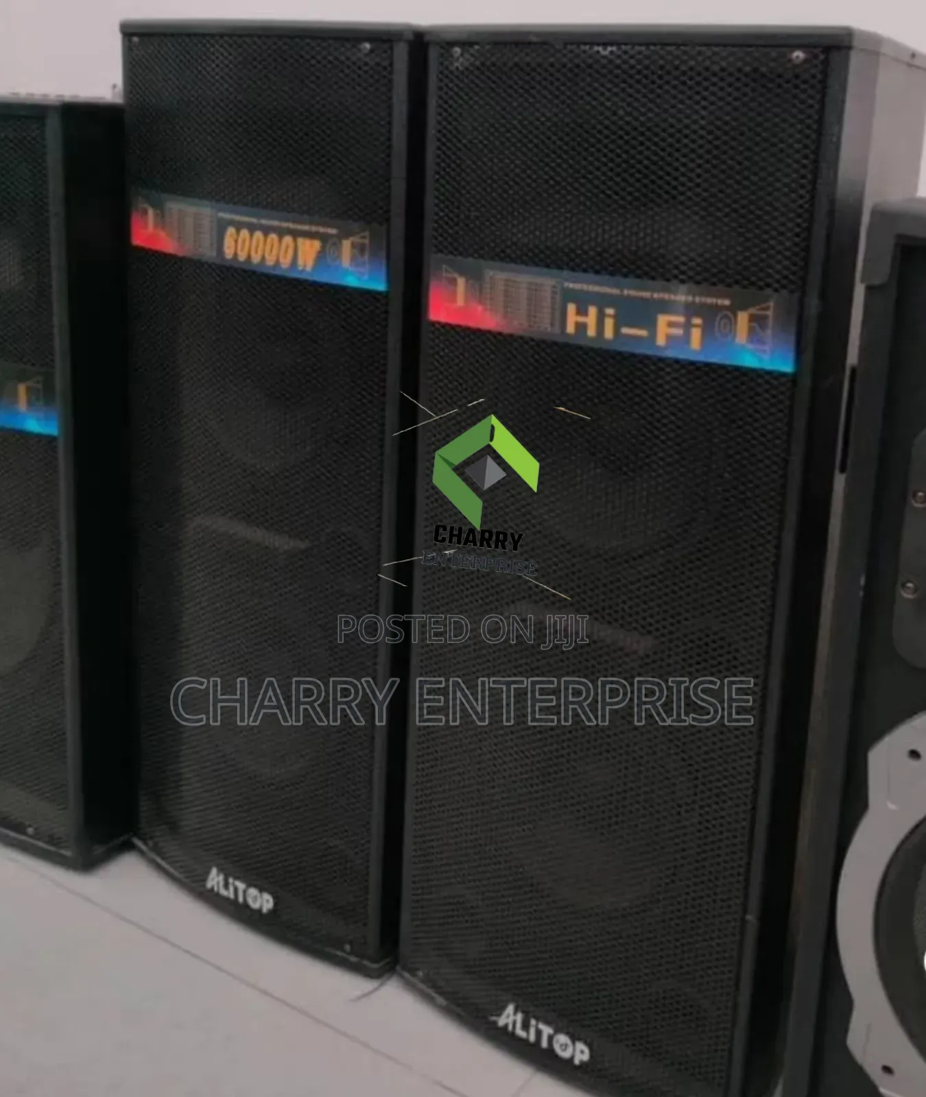 Alitop Powerful Speaker 60000w With Mic Kwa Sherehe, Bar, Kanisani N.K