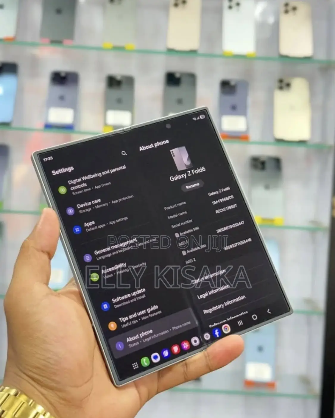 New Samsung Galaxy Z Fold6 256 GB Silver