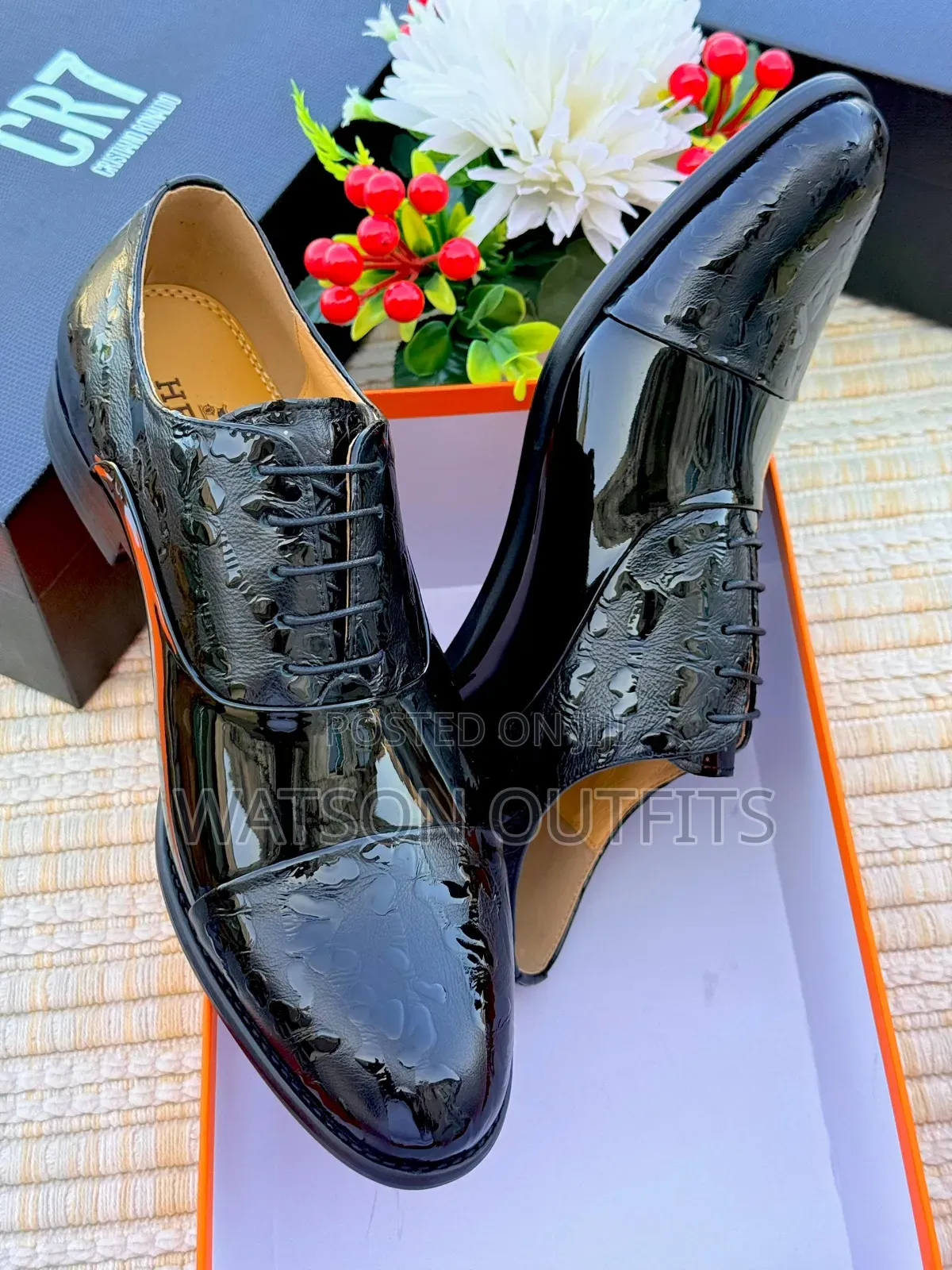 Men's Leather Shoes Hermes Brand New and Original