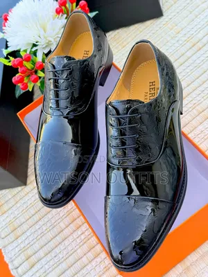 Men's Leather Shoes Hermes Brand New and Original
