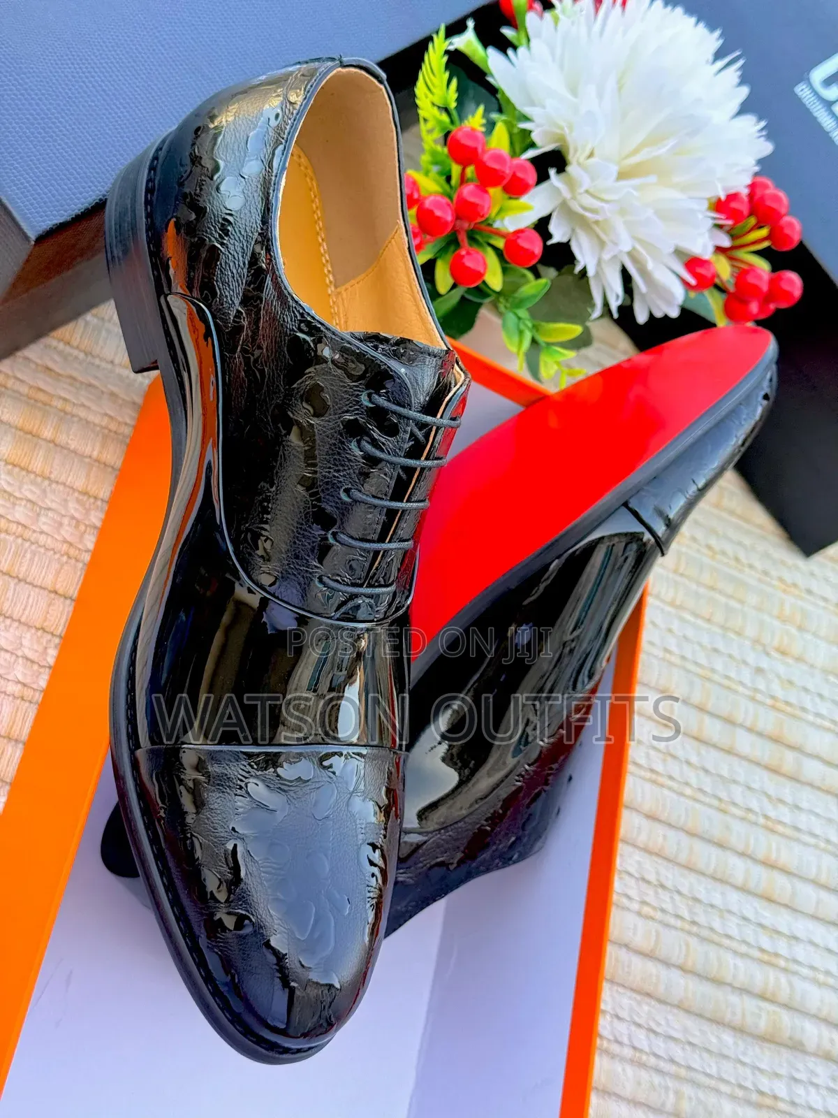 Men's Leather Shoes Hermes Brand New and Original