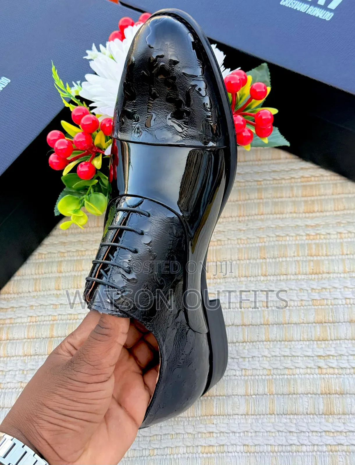 Men's Leather Shoes Hermes Brand New and Original
