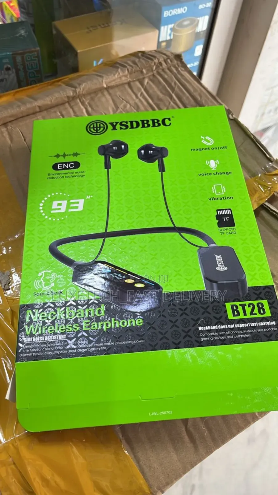 Ysdbbc Bt28 Neckband Wireless Earphones -Environmental Noise Reduction