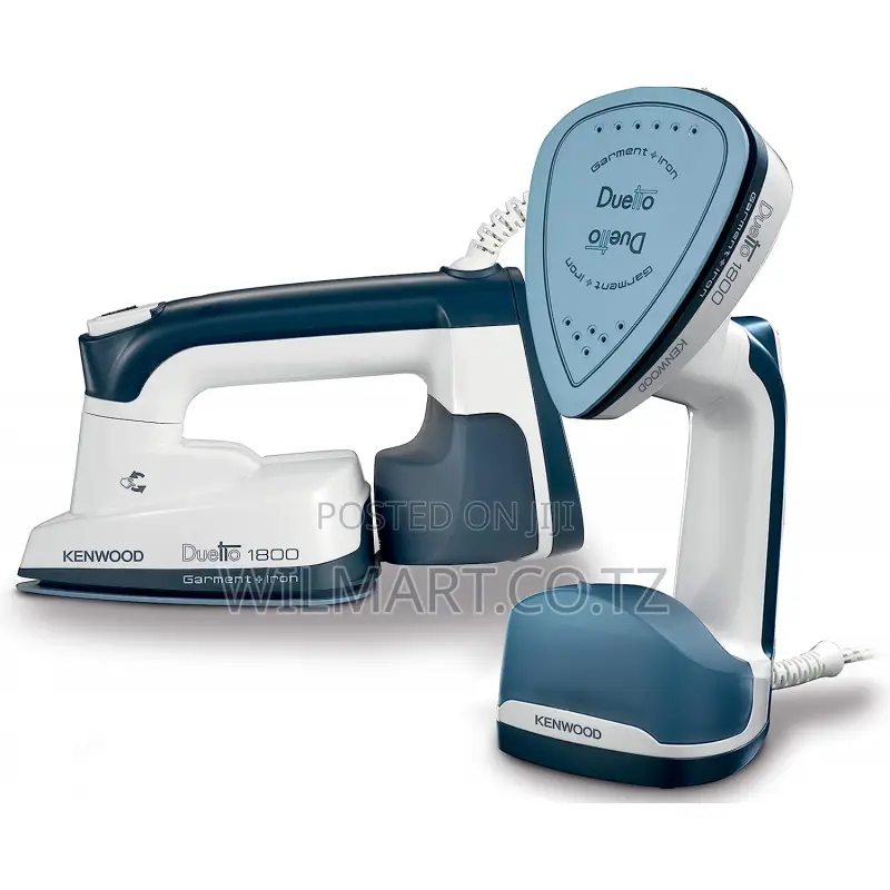 Kenwood Garment Steamer 180ml Tank 2 in 1 With Steam Iron 1000w