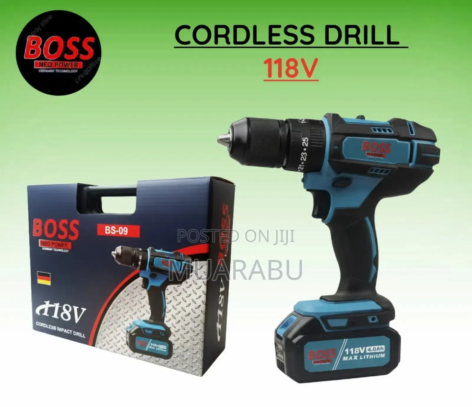 Boss Cordless Drill 118v