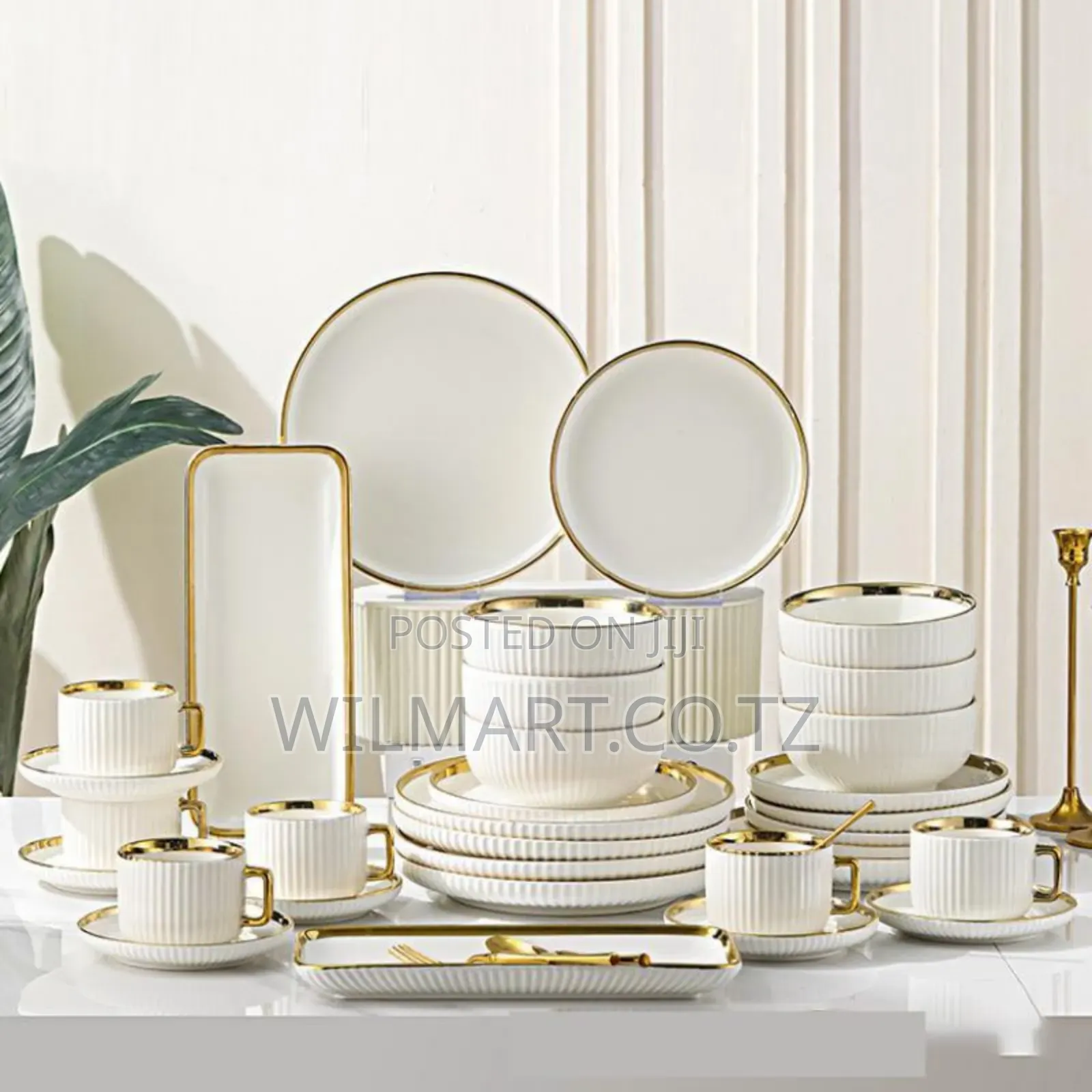 Luxurious Golden Dinner Set 32pcs - Gwu1260l