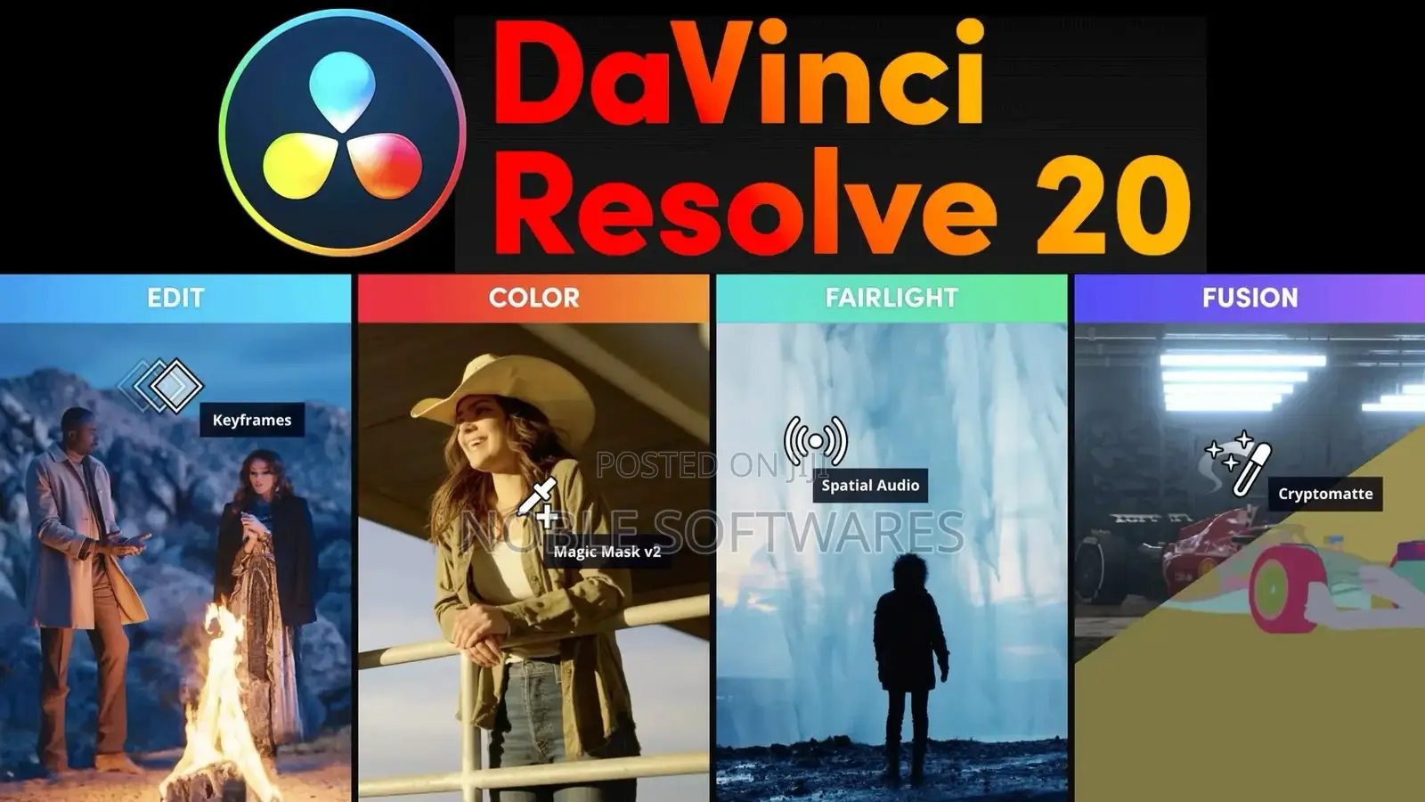 Davinci Resolve Studio 20 + Design Fusion Studio 20