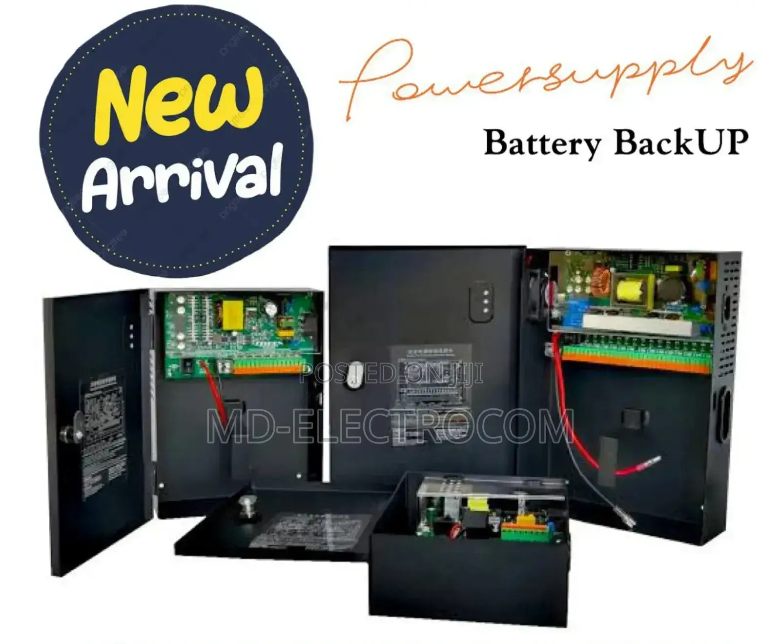 CCTV Camera Power Supply Box With Integrated Battery Backup