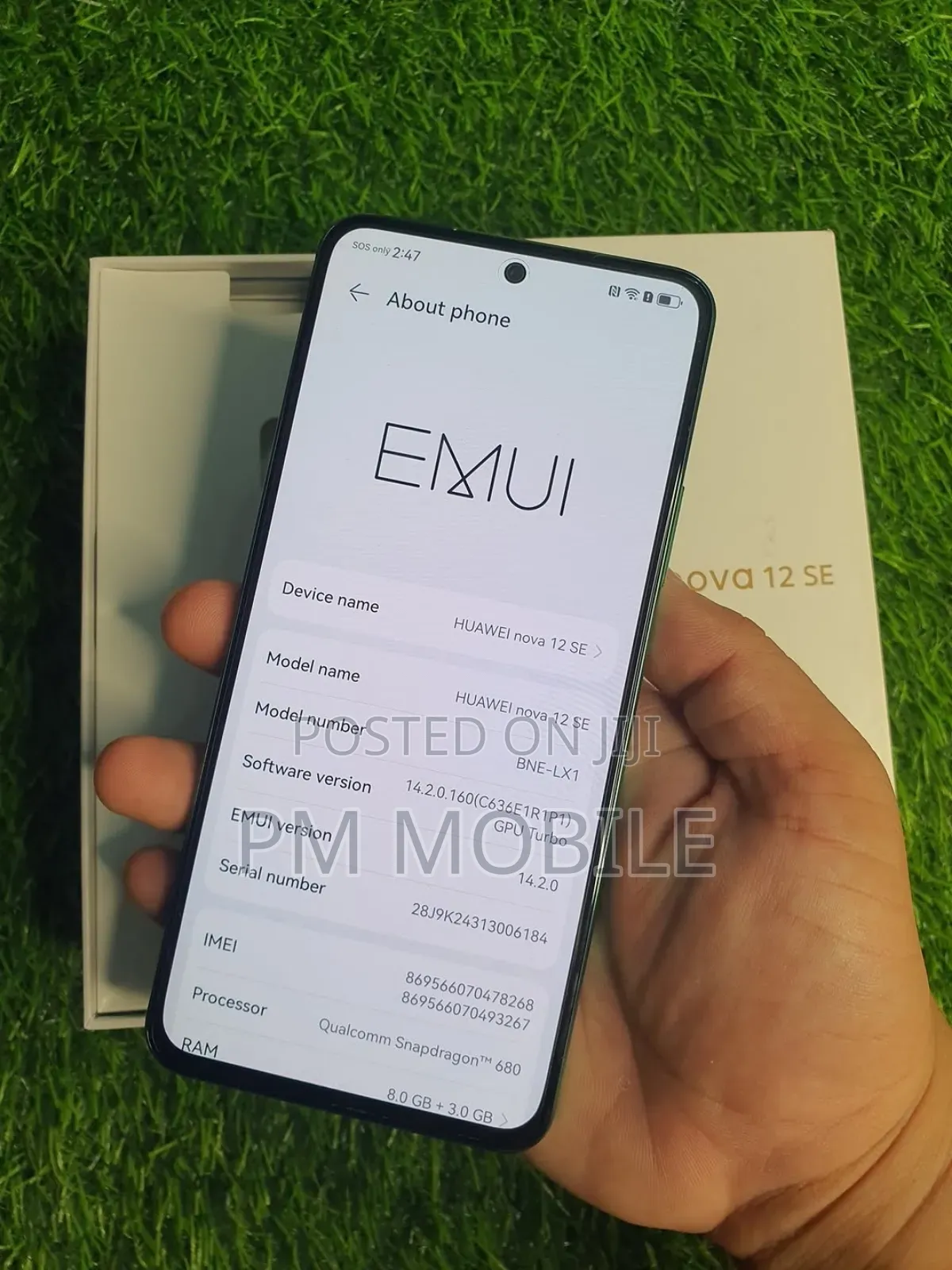 New Huawei nova 12 SE 256 GB Green