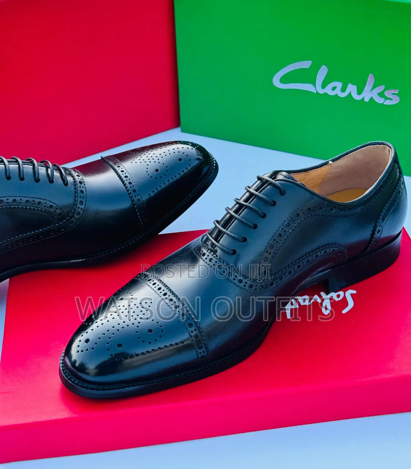 Men's Leather Shoes Clarks Brand Very Very Fancy