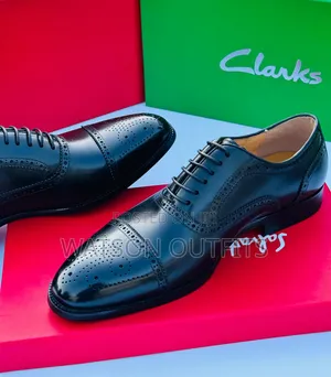 Men's Leather Shoes Clarks Brand Very Very Fancy