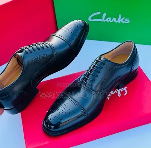 Men's Leather Shoes Clarks Brand Very Very Fancy