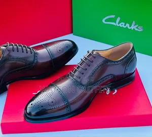 Men's Leather Shoes Clarks Brand Very Very Fancy