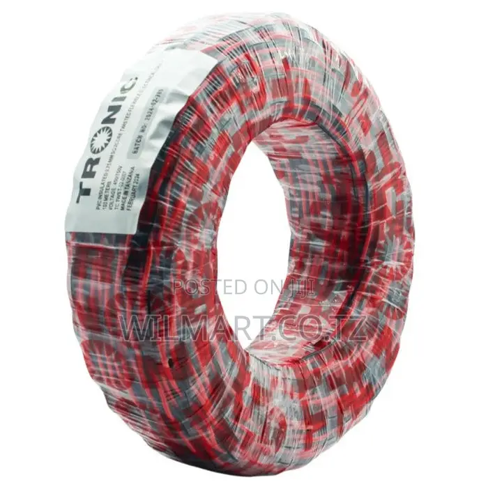 Tronic 0.5mm 2 Core Flexible Red Black Twisted Cable