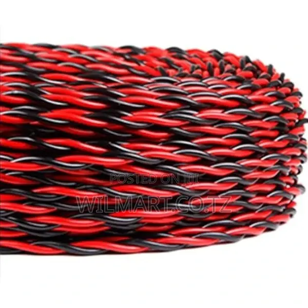 Tronic 0.5mm 2 Core Flexible Red Black Twisted Cable