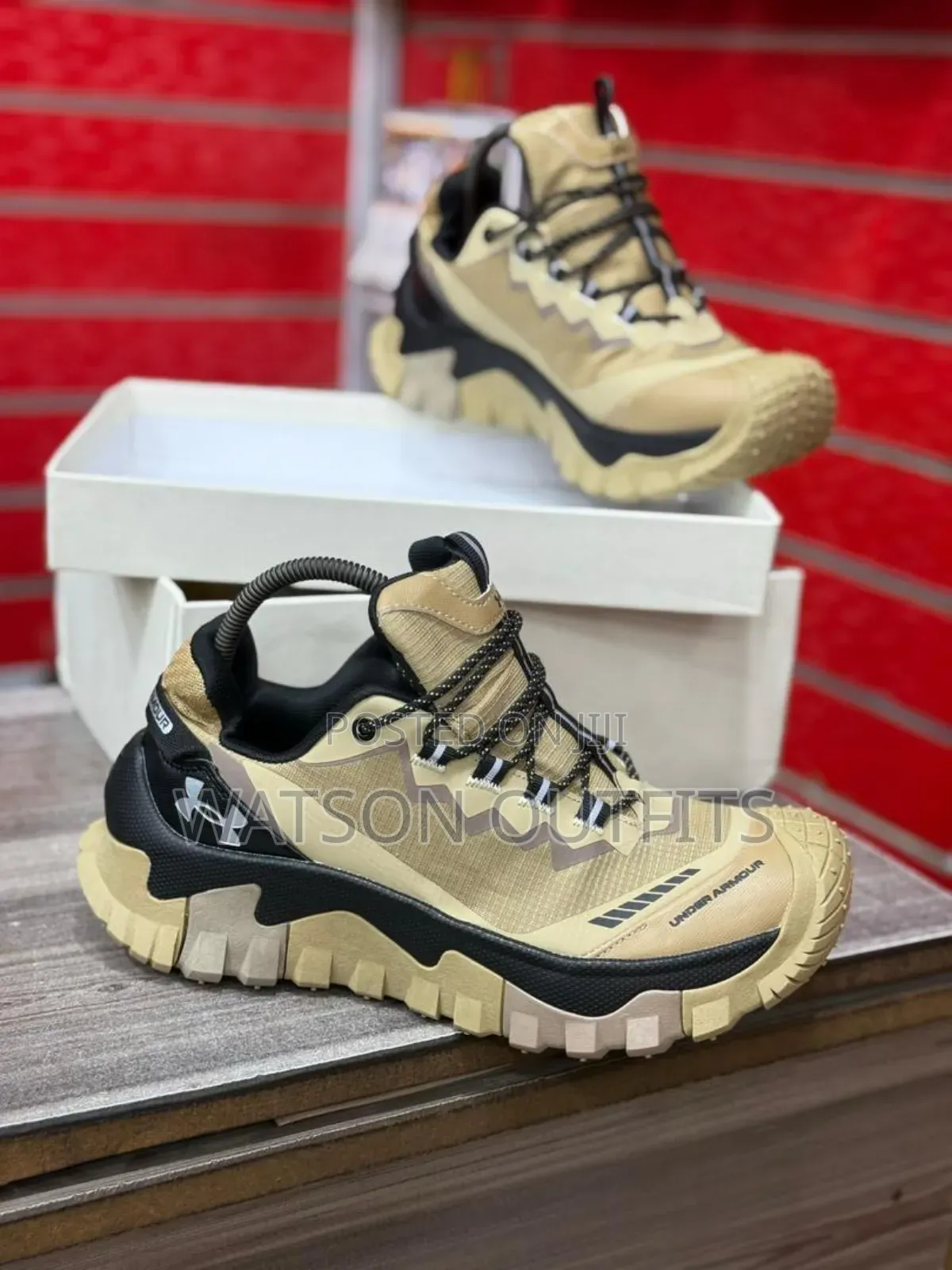 Men's Leather Shoes Under Armour Brand Classic Sneakers