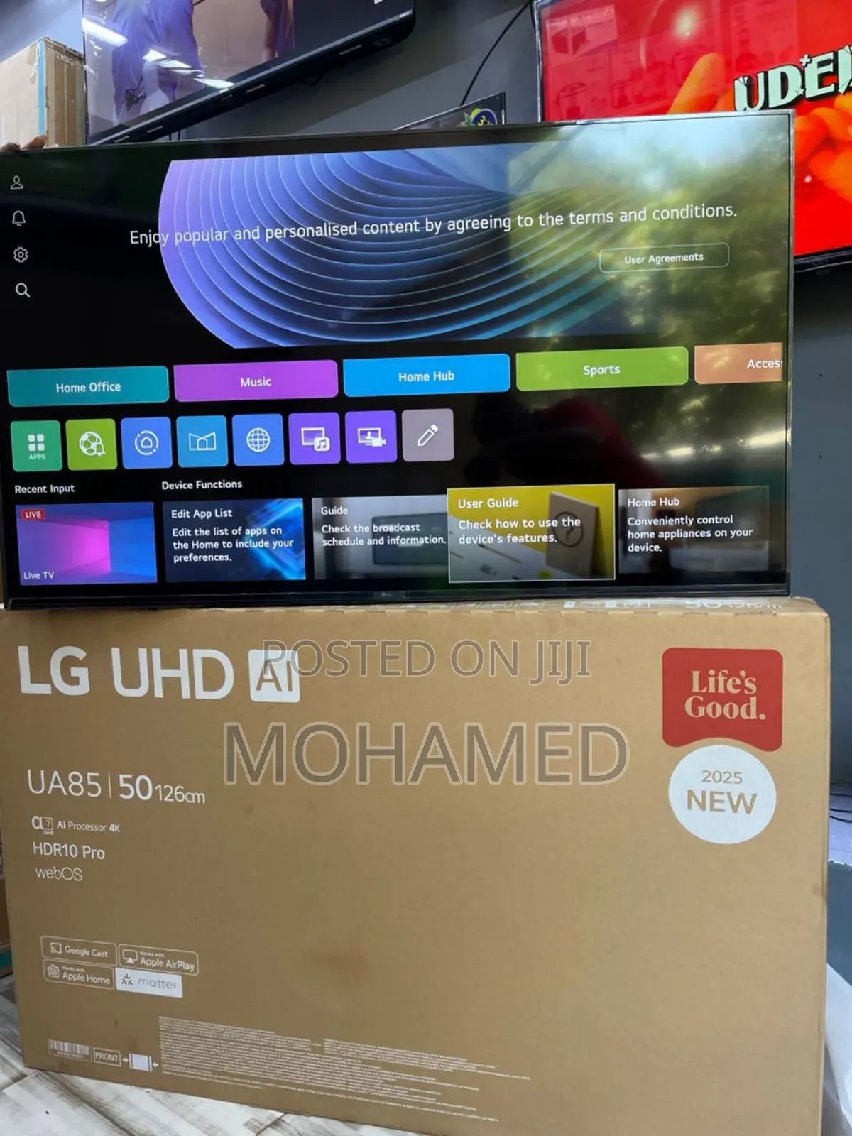 Lg 50′′ Ua85 Smart Tv (2025 Model) in Ilala - TV & DVD Equipment ...