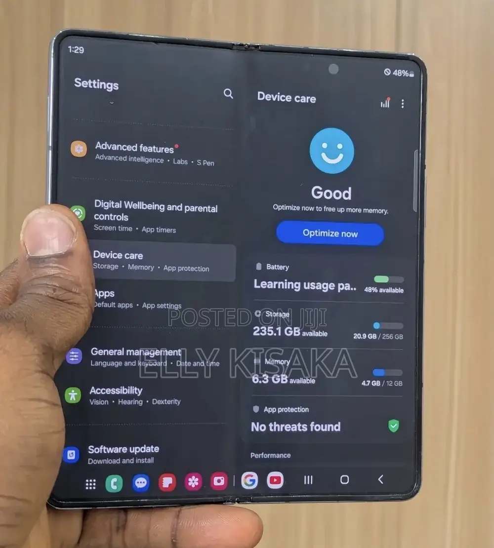 New Samsung Galaxy Z Fold4 256 GB Gray