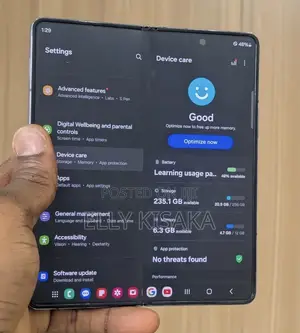 New Samsung Galaxy Z Fold4 256 GB Gray