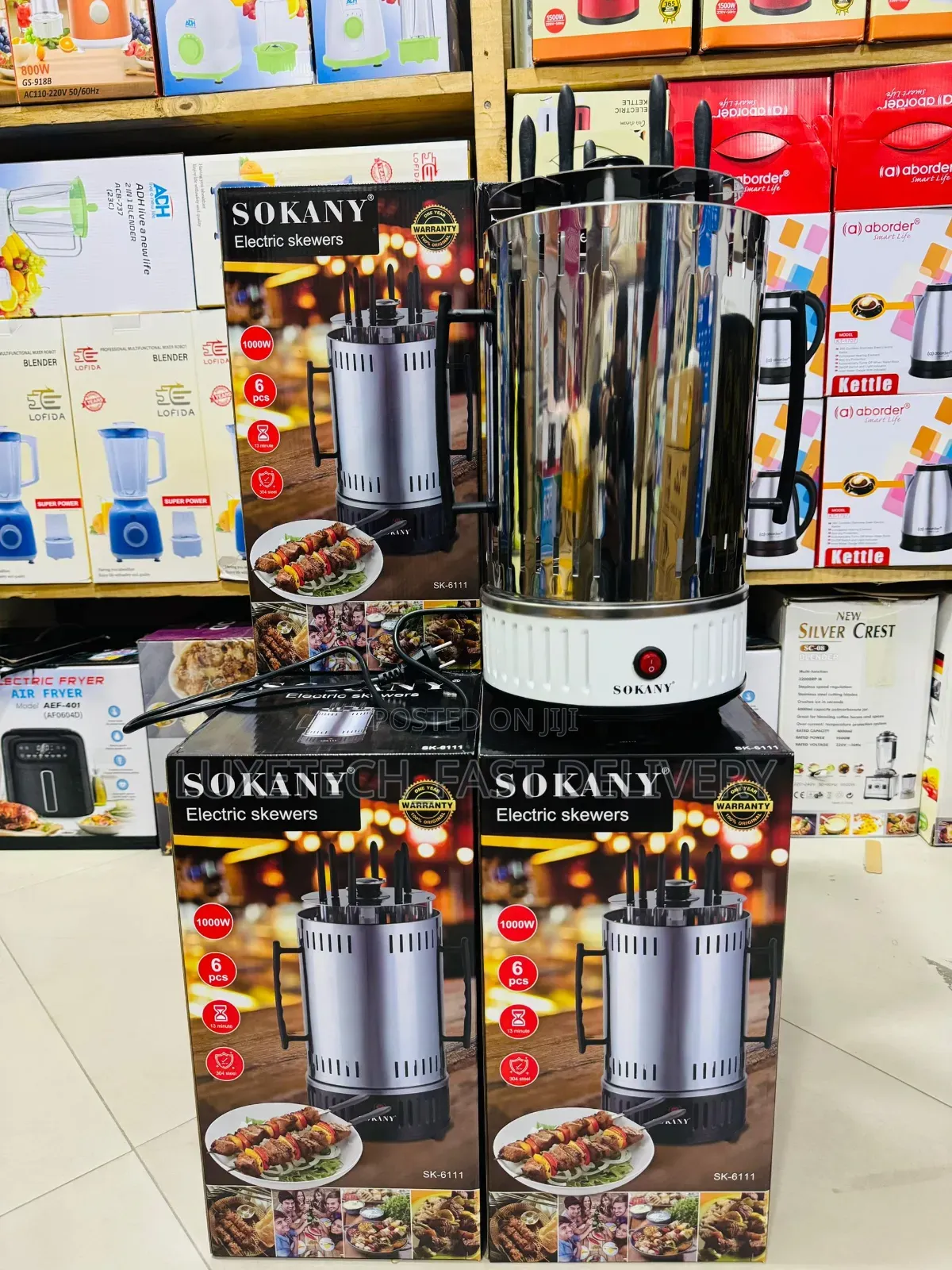 Sokany Electric Skewers Machine - Mishikaki/Kebabs Maker