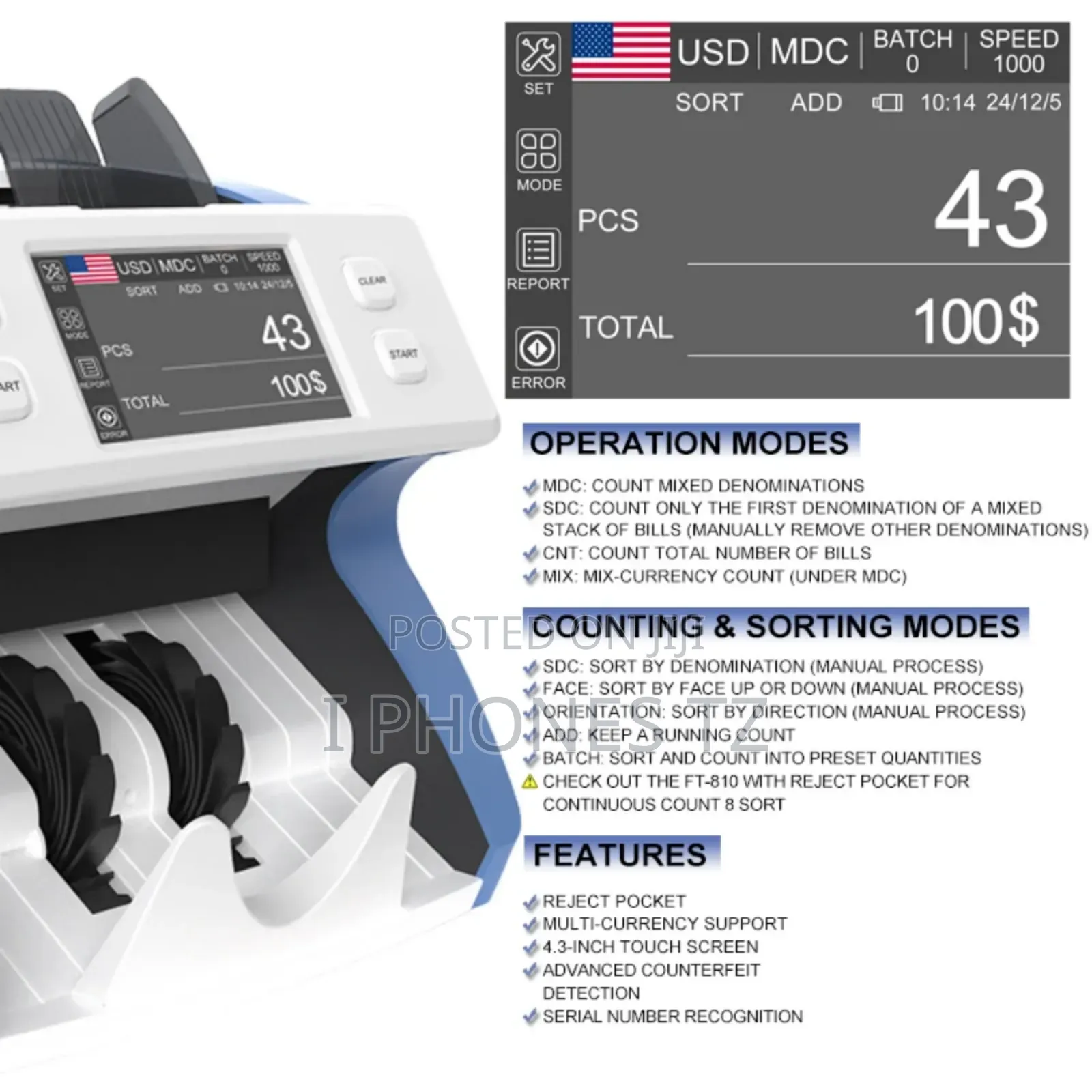 Bill Counter Machine