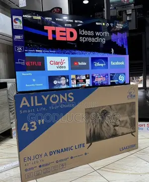 Ailyons 43 Inch Smart Tv Frameles