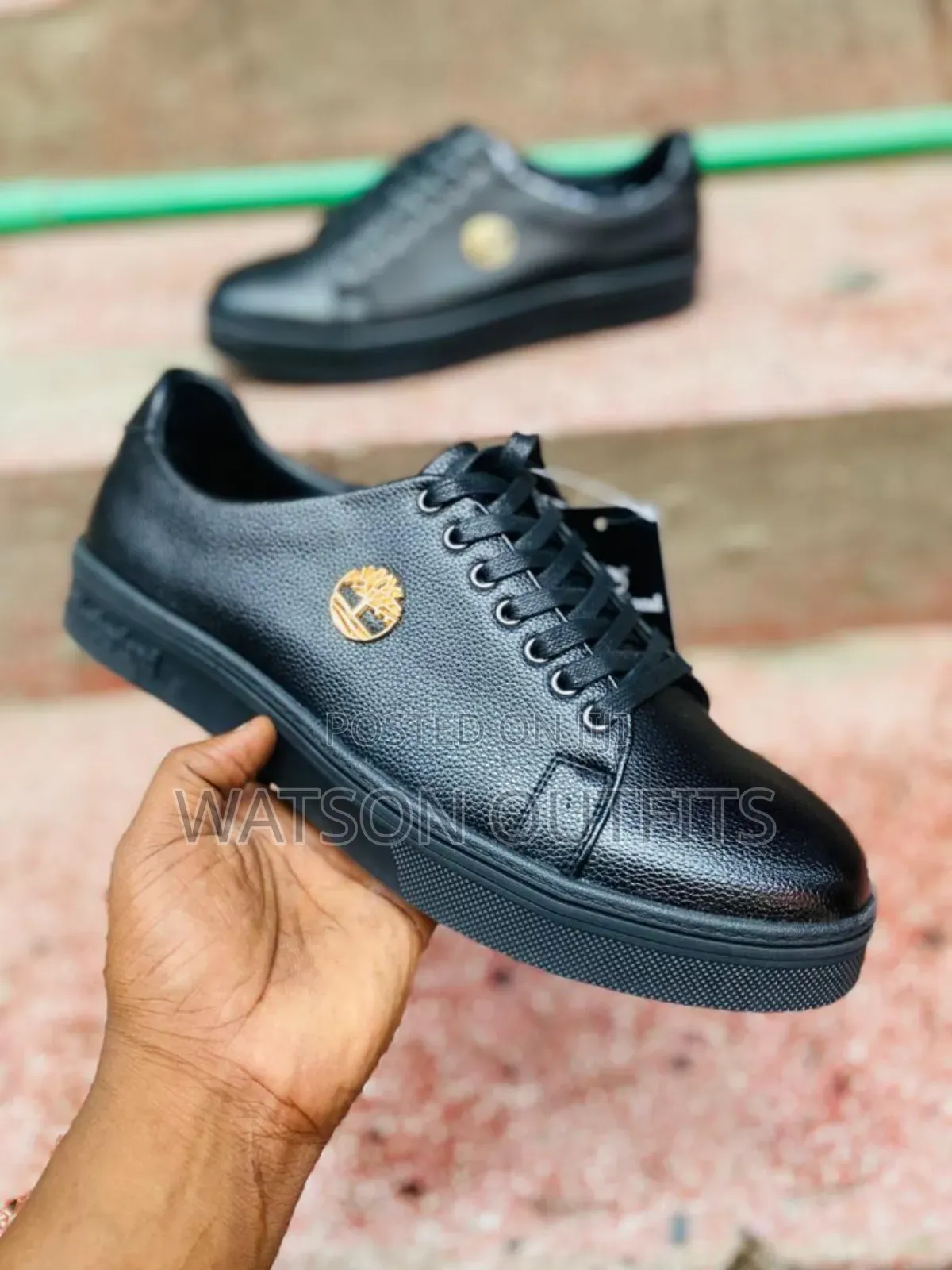 Men's Leather Shoes Timberland Brand Very Smart in Black Colour
