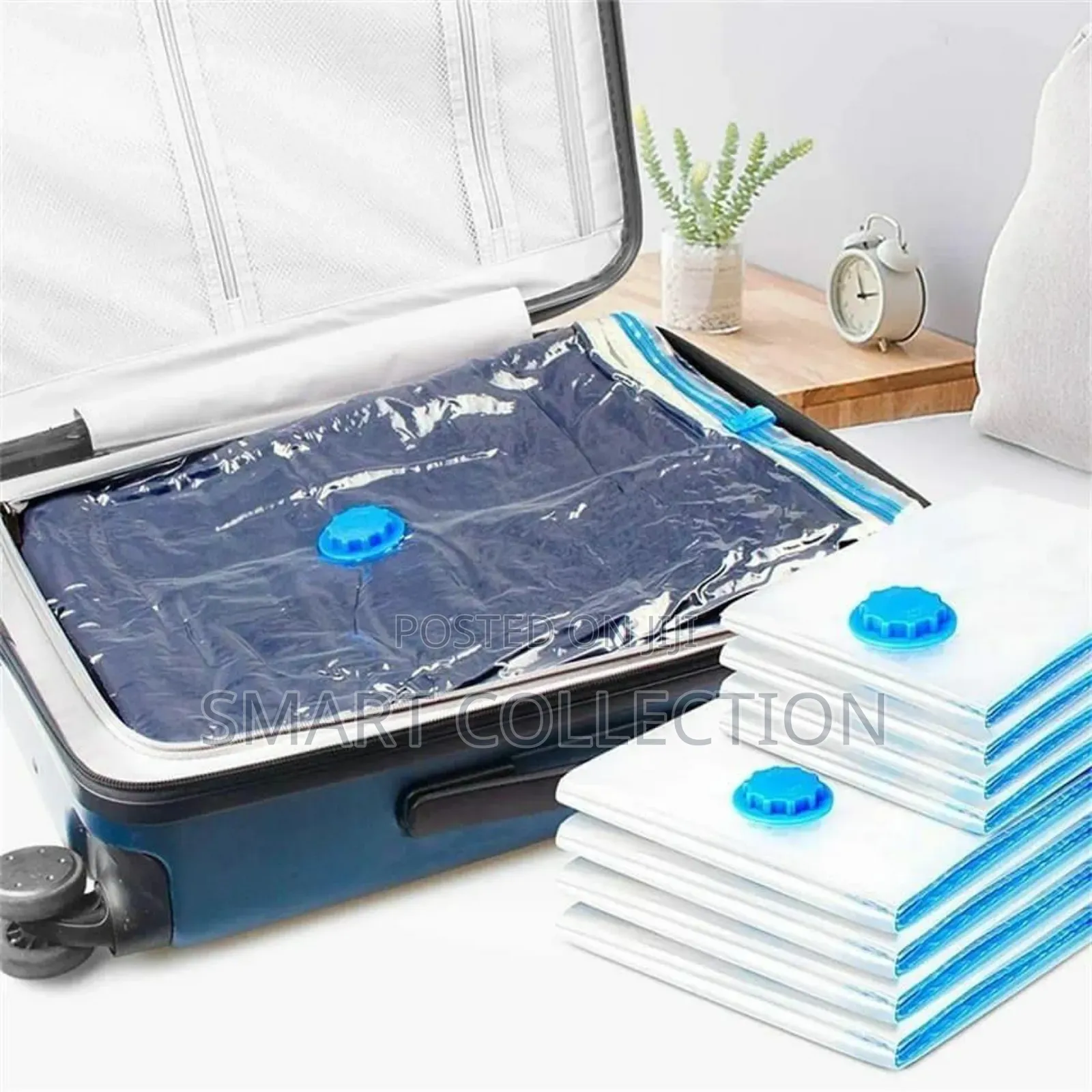 5 Pieces Vacuum Storage Bags With Sucking Pump