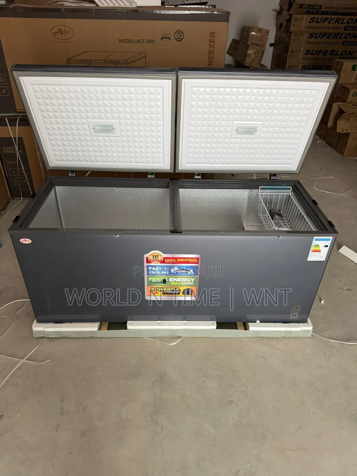 Aero Double Door Chest Freezer 700l (Acf-700)