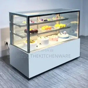 Commercial Square Refrigerated Cake Showcase 1.5mt