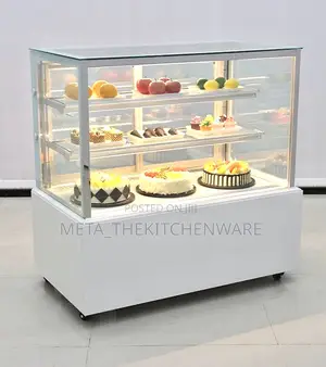 Commercial Square Refrigerated Cake Showcase 1.5mt