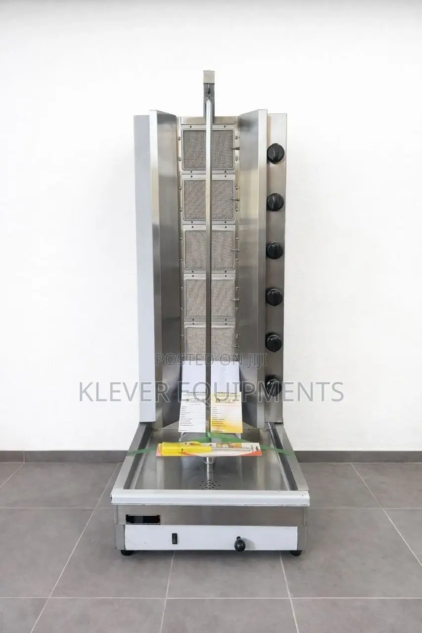 6 Burners Gas Shawarma Machine