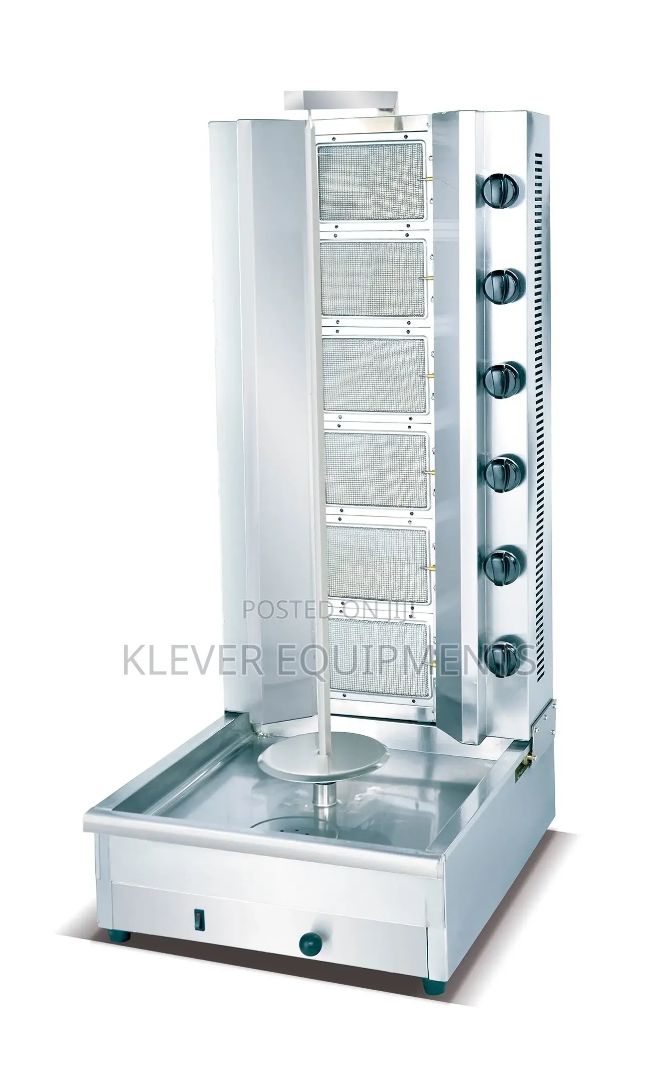 6 Burners Gas Shawarma Machine