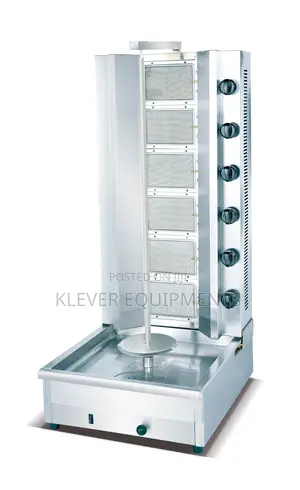 6 Burners Gas Shawarma Machine
