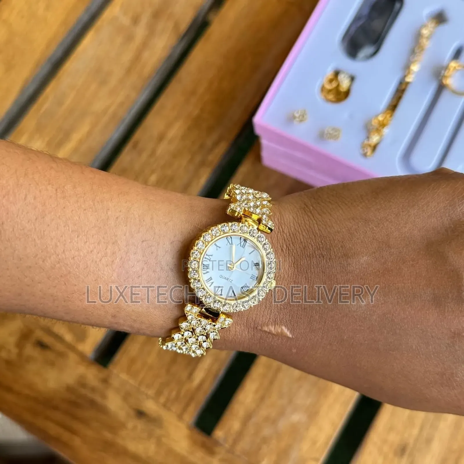 A58 Plus Smartwatch Gift Set for Woman