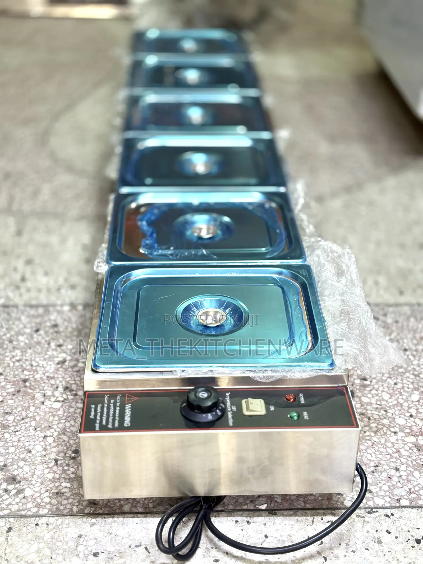 Commercial Countertop Electric Bain Marie 6 Pan