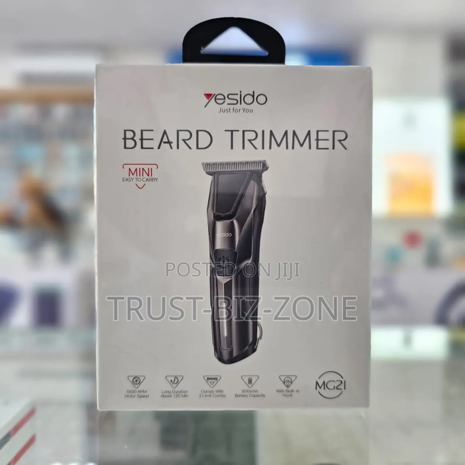Mg21 Yesido Beard Trimmer Mini Typec Rechargeable