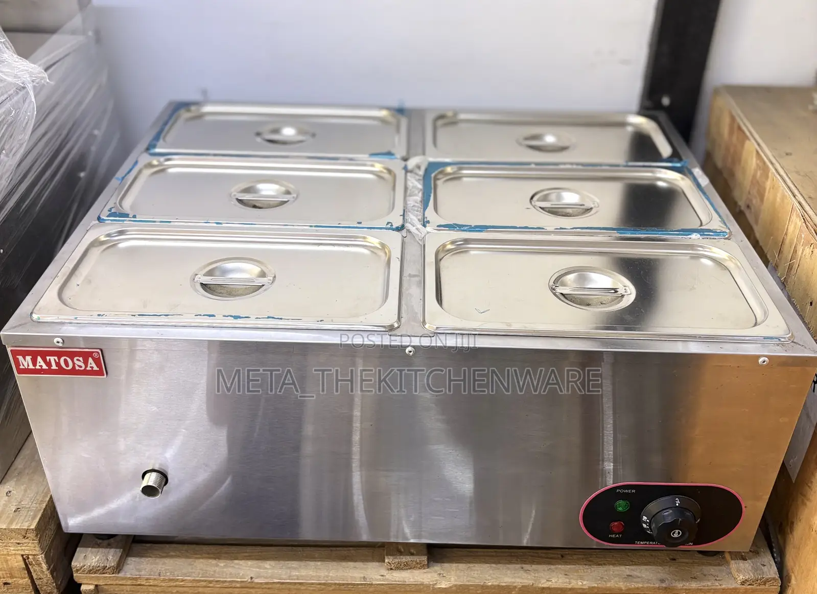 Commercial Countertop Electric Bain Marie 6 Pan