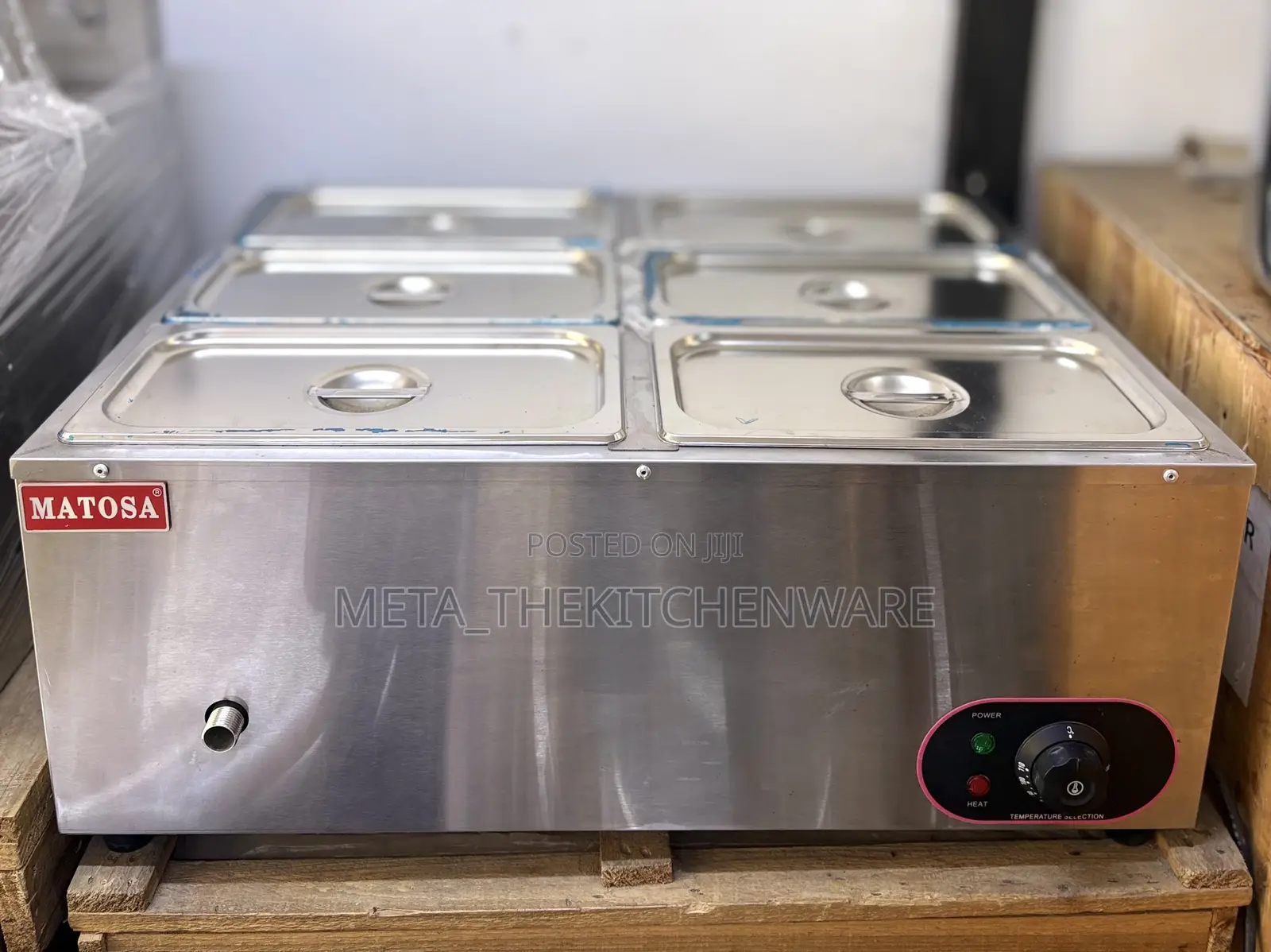 Commercial Countertop Electric Bain Marie 6 Pan