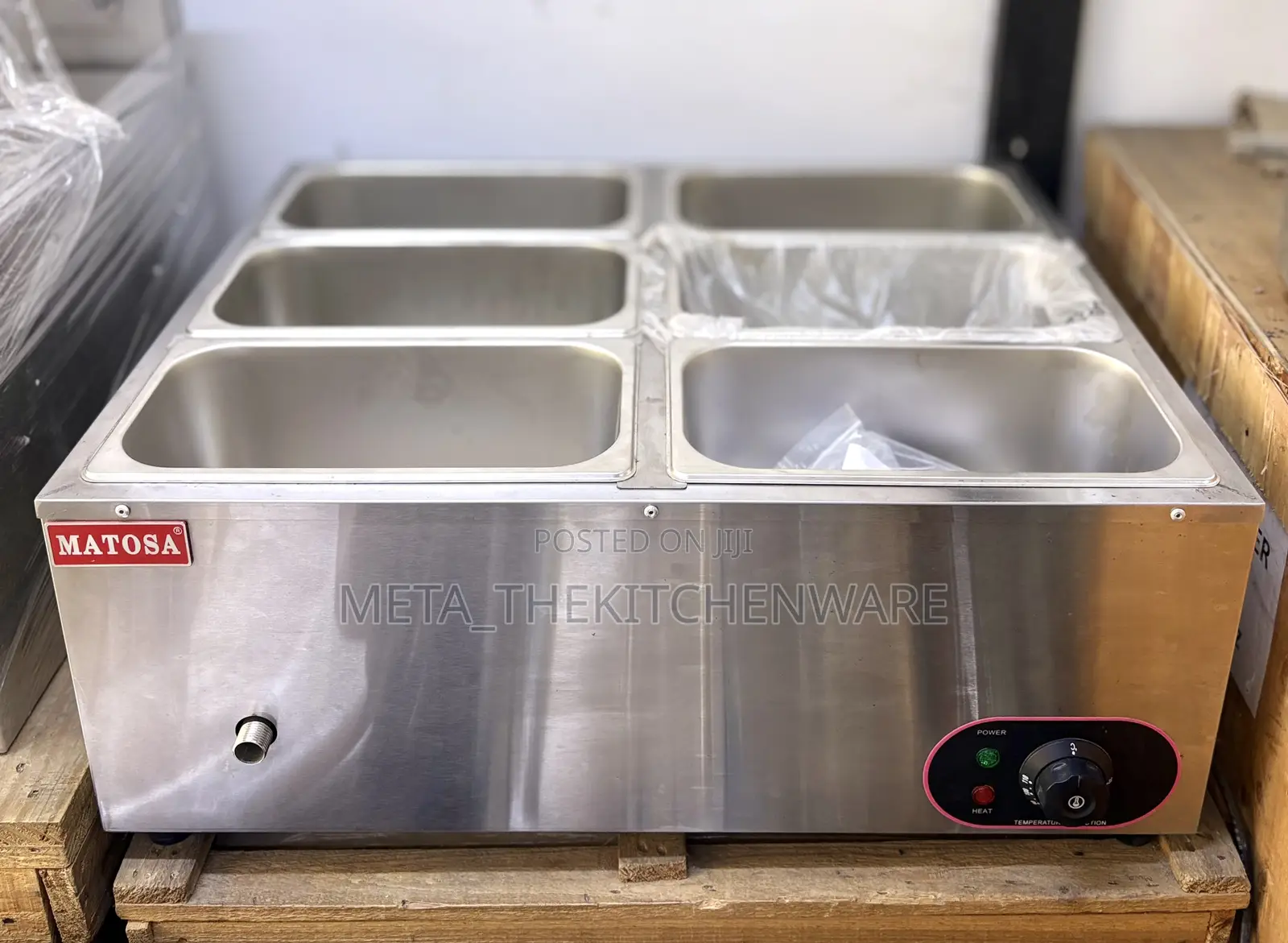 Commercial Countertop Electric Bain Marie 6 Pan