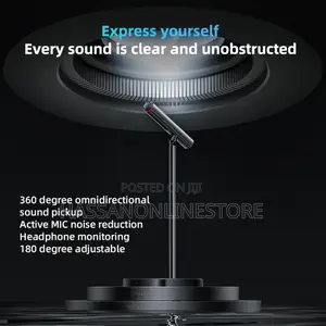 Yesido Kr18 360 Degree Omnidirectional Desktop Microphone