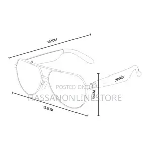 Yesido Io44 Smart Audio Glasses Compatible 5.4 Open-Ear Headphones