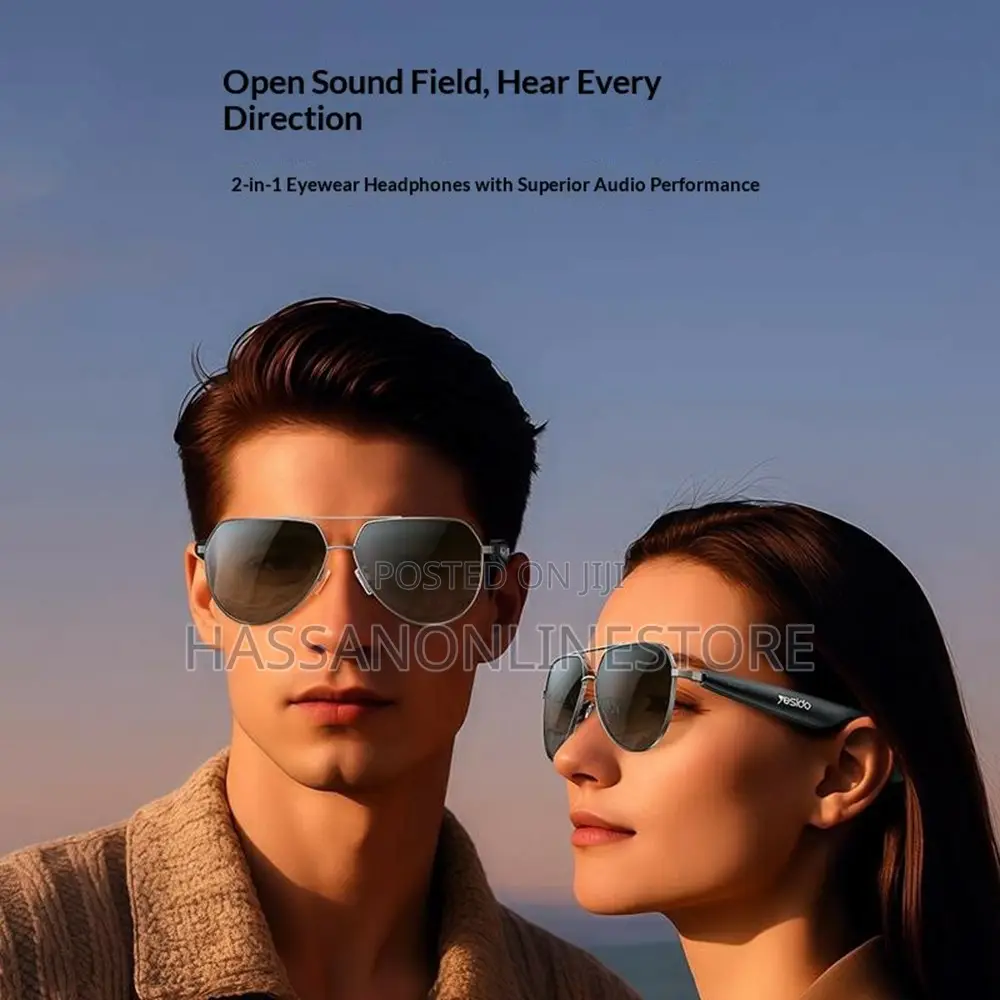 Yesido Io44 Smart Audio Glasses Compatible 5.4 Open-Ear Headphones