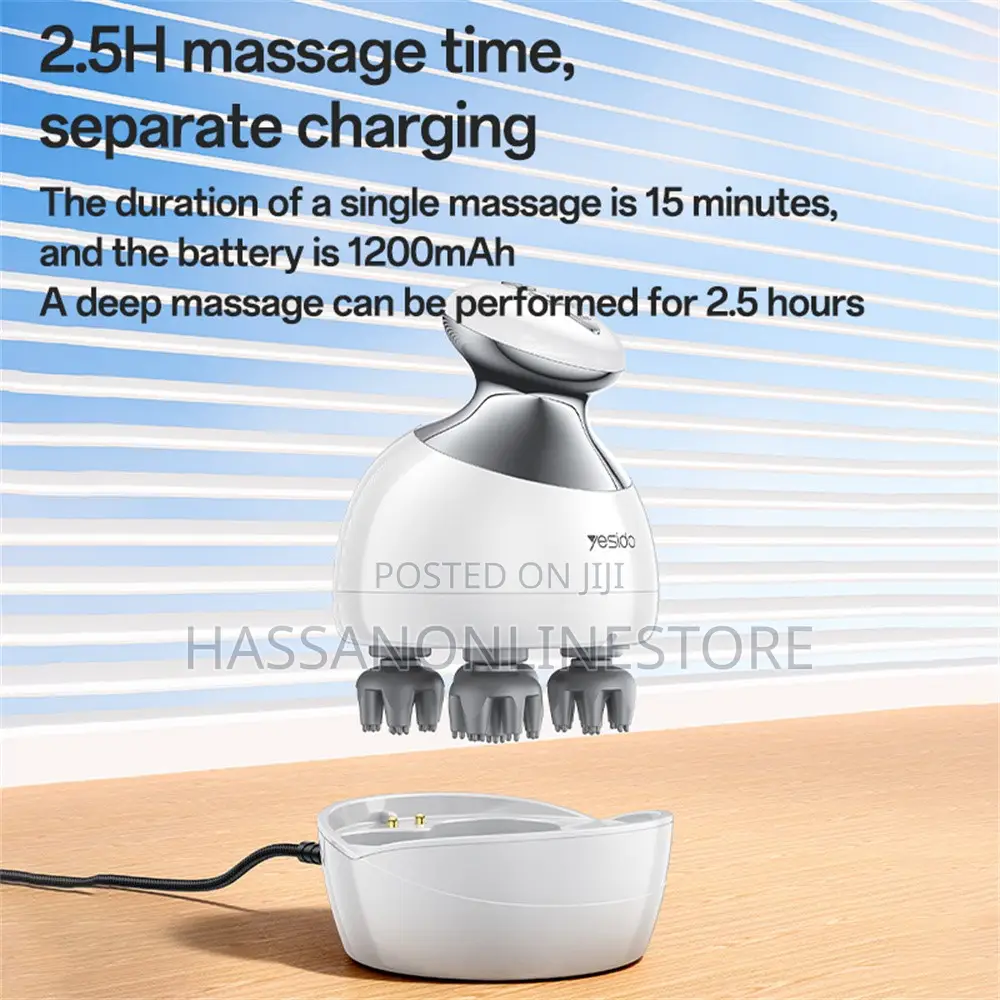 Yesido Mg12 Ipx7 Waterproof Low Noise Head Massager