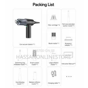 Yesido Vc15 Cordless Car Vacuum Cleaner