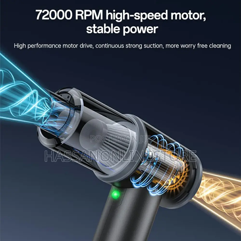 Yesido Vc15 Cordless Car Vacuum Cleaner